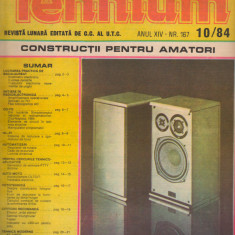 C10373 - REVISTA TEHNIUM, 10/1984