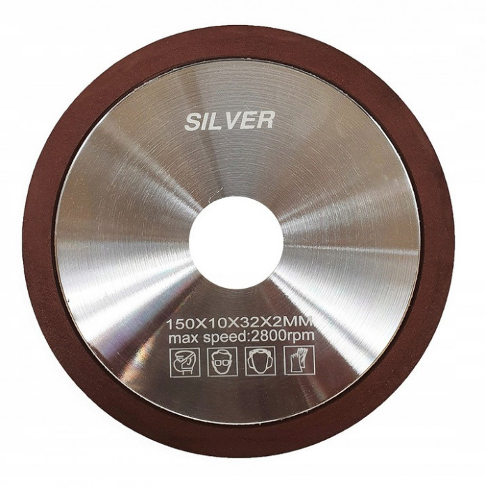 Disc de ascutit diamantat convex 150mm