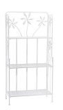 Cumpara ieftin Raft pardoseala 3 polite fier alb 60 x 27 x 122 cm