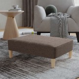 Taburet, gri taupe, 78x56x32 cm, material textil