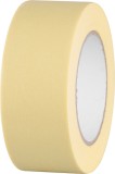 Banda de mascare (banda de hartie) Strend Pro, 50 mm x 50 m, rezistenta 80&deg;C, galbena