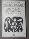 TRILOGIA CULTURII-LUCIAN BLAGA BUCURESTI 1969