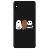 Husa silicon pentru Apple Iphone XS Max, Bears