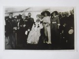 Copie foto 140 x 85 mm cu vizita familiei Imperiale Ruse(Romanov) la Constanța 1 iunie 1914