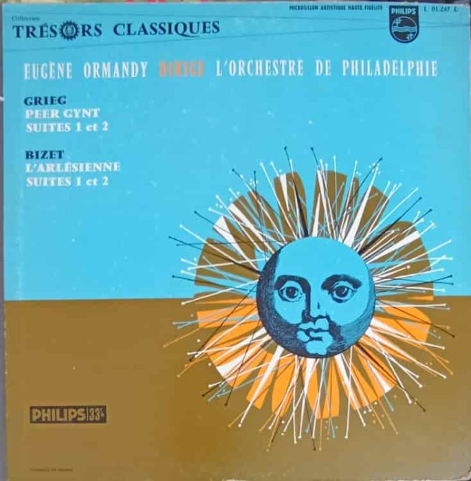 Disc vinil, LP. Eugene Ormandy Dirige L&#039;orchestre De Philadelphie-Grieg, Bizet, Eugene Ormandy Dirige L&#039;orc-242622