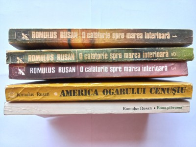 ROMULUS RUSAN- O CALATORIE SPRE MAREA INTERIOARA+ AMERICA OGARULUI CENUSIU+ ROUA foto