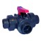 Robinet sferic 3 căi PVC-U 50mm PN10 - Racorduri și Fitinguri PVC