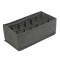 Cutie pentru depozitare cu 12 compartimente - 32 x 16 x 11 cm - culoare gri