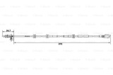 BOSCH 0 265 007 790 senzor,turatie roata