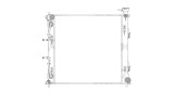 Radiator Hyundai Sonata (Lf) 14-19, motor: 2.0 T, iesire - conector rapid, 475x464x26, OEM/OES (Hanon), Aluminiu/ Plastic brazat,