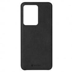 Husa Piele Vintage Krussel Sunne pentru Samsung Galaxy S20 Ultra (6.9&amp;quot;), Slim, Negru foto