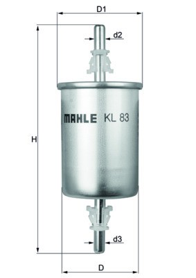 MAHLE KL 83 filtru combustibil
