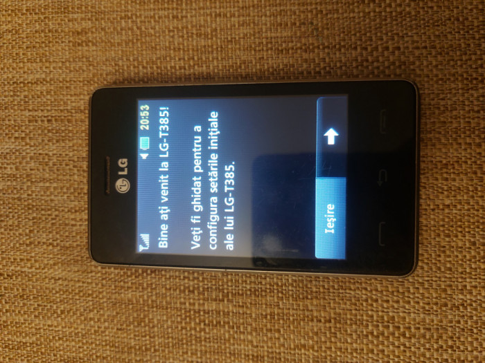 Telefon Touch LG T385 Wifi Black Liber retea Livrare gratuita!