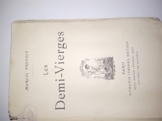 CARTE VECHE- LES DEMI VIERGES - MARCEL PREVOST-1894