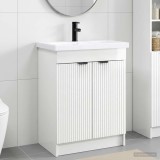 Cumpara ieftin Set de mobilier pentru baie Alb foarte lucios