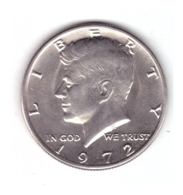 Moneda SUA 1/2 dollar/dolar 1972, stare buna, curata foto