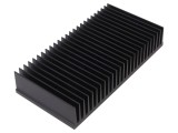 Radiator Extrudat cu Aripioare Negru 75x150x27mm
