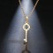 Set Lant+ pandantiv Lover&#039;s Fashion Key GOLD---FINUT --- Cod LC232E