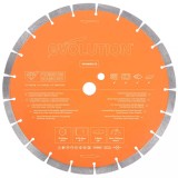 Disc Premium diamantat segmentat multifunctional, pentru masinile de taiat Evolution 300mm, &Oslash;300 x 25.4 mm