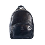 Rucasac dama din piele naturala, bleumarin, R115E