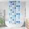 Roletă perdea de duș 80x240 cm Model cercuri