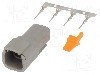 Conector auto, DTM, 4 pini, DEUTSCH - S-DTM 04-4 P