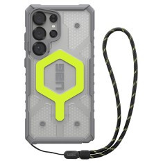 Husa Samsung Galaxy S25 Ultra UAG Pathfinder Clear MagSafe, Active Neon Lanyard foto