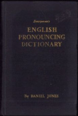 HST C3273 English pronouncing dictionary by Daniel Jones, 1958 foto