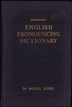 HST C3273 English pronouncing dictionary by Daniel Jones, 1958