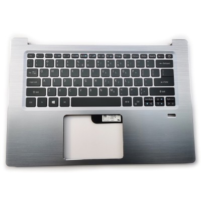 Carcasa superioara cu tastatura palmrest Laptop, Acer, Swift 3 SF314-52, SF314-52G, N17P3, 6B.GQMN5.001, 13N1-20A0501, iluminata, argnitie, layout US foto