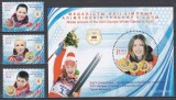 Belarus 2014 - Medaliați la Jocurile Olimpice de iarnă de la Soci, Serie + Colita, MNH