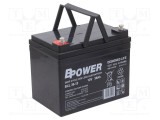 Acumul: plumb-acid 12V 36Ah AGM nu necesită &icirc;ntreţinere BCL