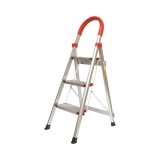 Scara pliabila din aluminiu cu 3 trepte antiderapante, 130 kg, 68 cm
