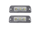 Set 2 buc lampa numar MERCEDES Clasa GL (X164), 08.2006-06.2012; CLASA ML (W164), 07.2005-11.2011; Clasa R (V251), 09.2005-04.2010, partea stanga, LE