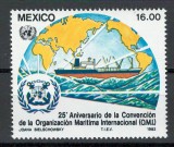 Mexic 1983 MNH - A 25-a aniversare a Organizatiei Maritime Internationale, Nestampilat