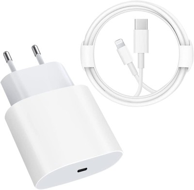 Set Incarcator Fast Charge APPLE 20W Pentru IPhone + cablu fast Type-C foto