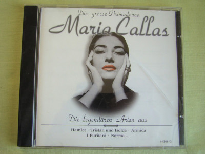 MARIA CALLAS - The Great Primadonna 1 si 2 - 2 C D Originale ca NOI foto