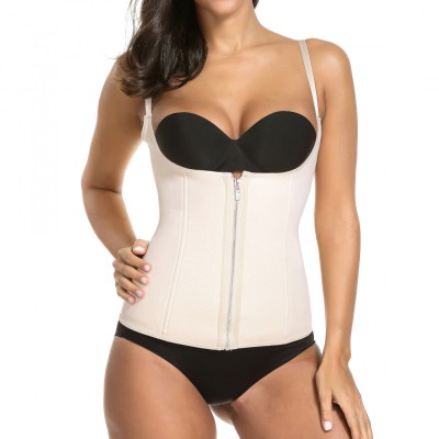 R837-152 Corset tip vesta din neopren cu efect de sauna foto
