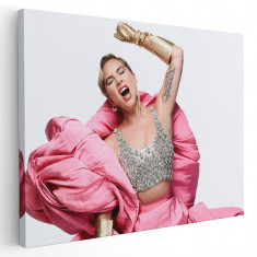 Tablou afis Lady Gaga cantareata 2370 Tablou canvas pe panza CU RAMA 70x100 cm