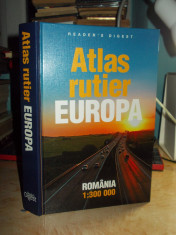 ATLAS RUTIER EUROPA ( ROMANIA ) , READER&amp;#039;S DIGEST , 2009 foto
