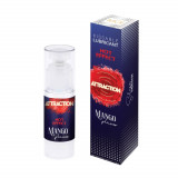 Attraction Mango Heat - Lubrifiant cu Efect de &Icirc;ncălzire și Gust de Mango, 50 ml, Orion