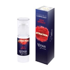 Attraction Mango Heat - Lubrifiant cu Efect de &Icirc;ncălzire și Gust de Mango, 50 ml