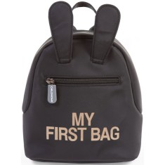 Childhome My First Bag Black rucsac pentru copii 20x8x24 cm 1 buc
