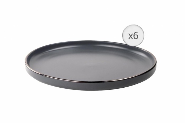 SET 6 F.INTINSE,CERAMICA 27 CM, CALYPSO