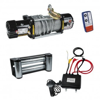 Troliu electric 12V, incarcare 5443 kg, 4.5 kW, &Oslash;9.5mm, lungime 29m