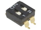 Comutator DIP-SWITCH 2 Secțiuni ON-OFF 24VDC