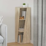 vidaXL Raft lateral Stejar Sonoma 33 x 32 x 100,5 cm Lemn compozit 892419