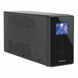 UPS Serioux LCD1500LI, Line Interactive, 1500VA/900W, Management, afisaj LCD, 4 prize Schuko, Negru