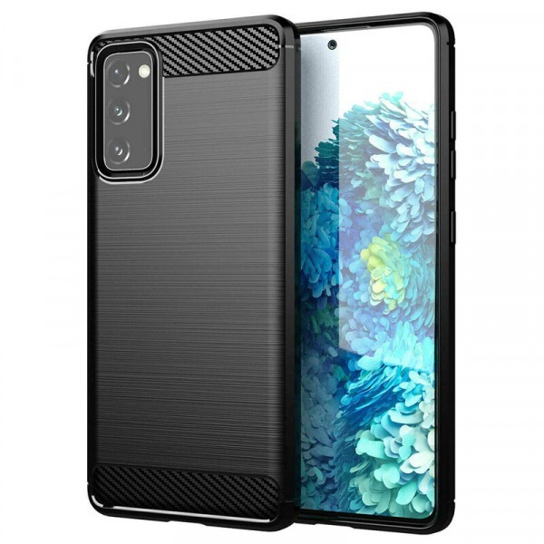 Husa pentru Samsung Galaxy S20 FE 2022 G781 / S20 FE 5G G781 / S20 FE G780, Forcell, Carbon, Neagra