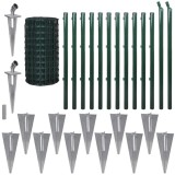 Cumpara ieftin Euro gard, verde, 25 x 0,8 m, otel